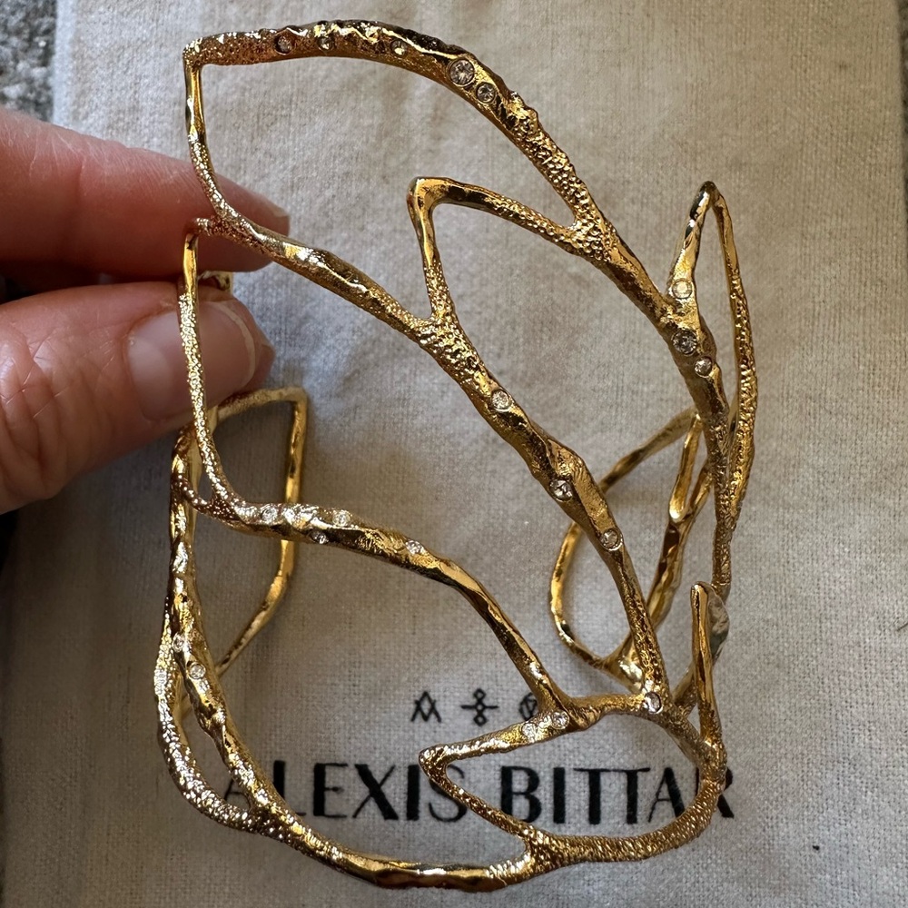 Alexis Bittar Elements Gold Statement Cuff